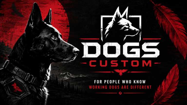 Original Dogs Custom Red Raven Brands store spotlight artwork